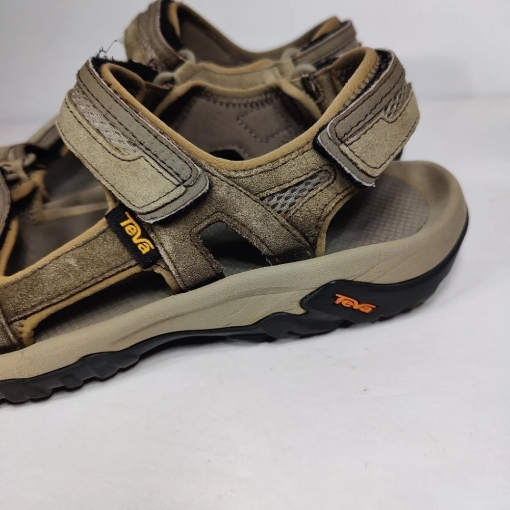 Teva Men's Hudson Brown Suede Hiking Outdoor Sandals Size 11